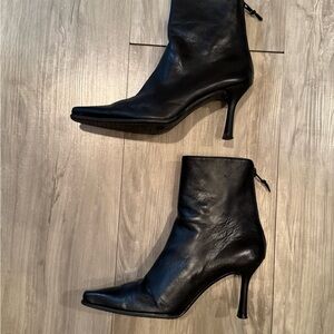 Stuart Weitzman Black Heeled Boots